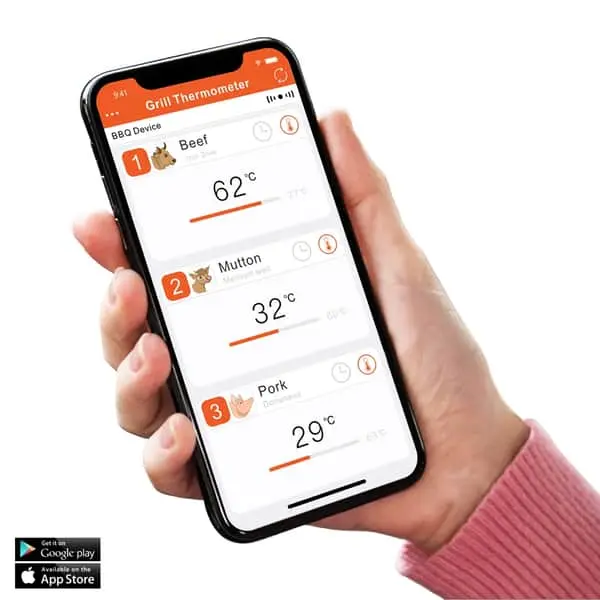 GRILL'N'GO Hyper BBQ Stegetermometer 4 GRILL'N'GO Hyper BBQ Stegetermometer - Billede 2
